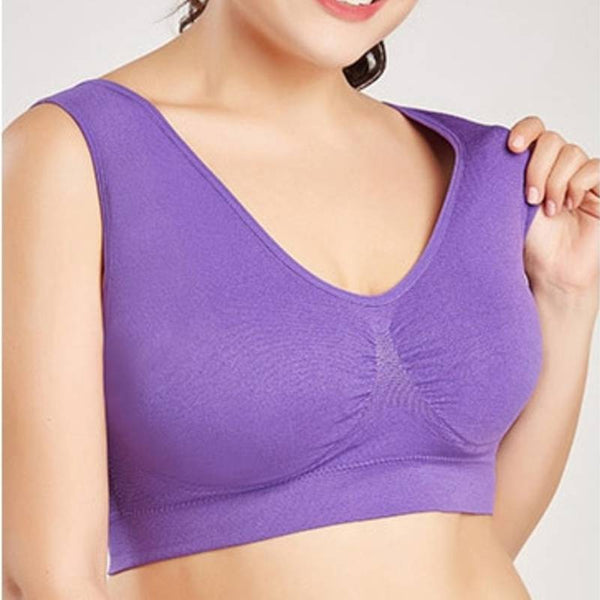 Comfortable Seamless Brassiere With Pads for Ladies.