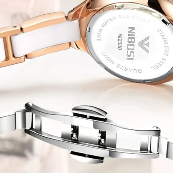 Luxury Quartz Ceramic Watch